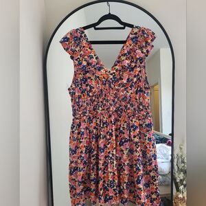 Gap Ruffle Mini Dress with pockets